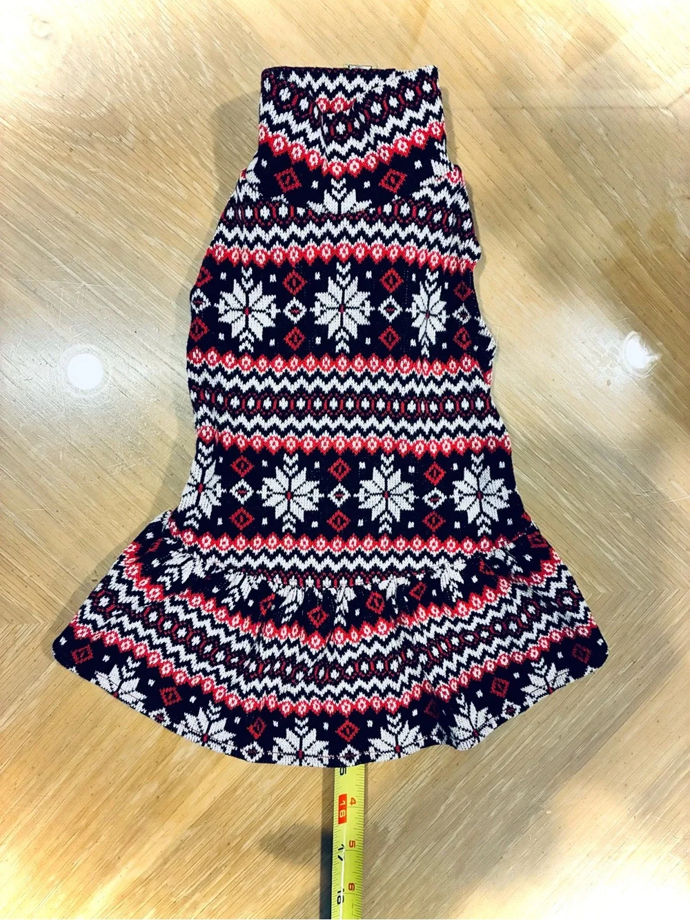 NWT Holiday/Christmas Dog Dress Turtleneck Sweater Dress, Size Small
